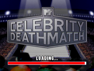 MTV Celebrity Deathmatch title screen for Playstation
